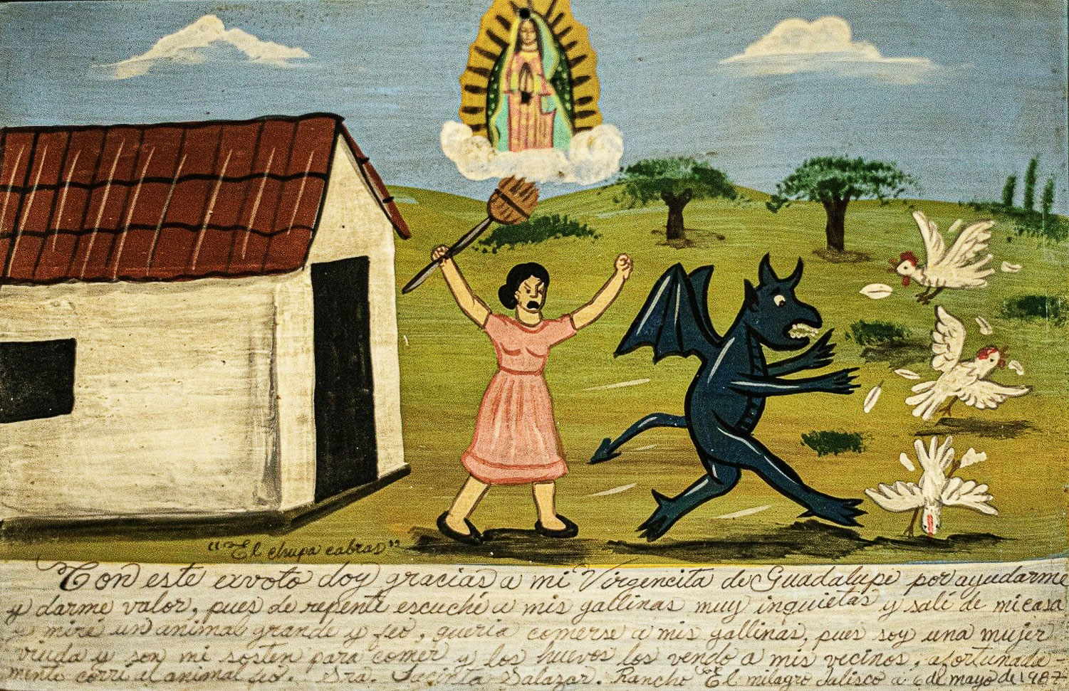 Retablos. Godzilla